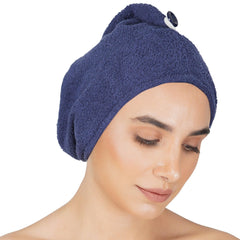 Rangoli Noble Cotton Hair Wrap Towel | Quick Dry, Absorbent Shower Cap