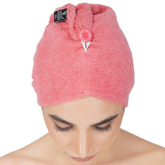 Rangoli Noble Cotton Hair Wrap Towel | Quick Dry, Absorbent Shower Cap