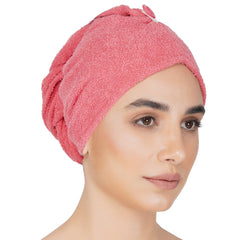 Rangoli Noble Cotton Hair Wrap Towel | Quick Dry, Absorbent Shower Cap