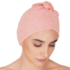 Rangoli Noble Cotton Hair Wrap Towel | Quick Dry, Absorbent Shower Cap