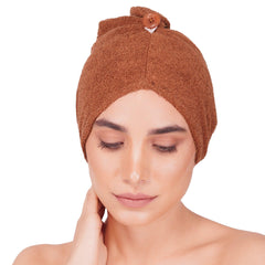 Rangoli Noble Cotton Hair Wrap Towel | Quick Dry, Absorbent Shower Cap