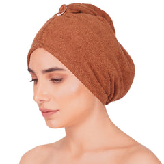 Rangoli Noble Cotton Hair Wrap Towel | Quick Dry, Absorbent Shower Cap