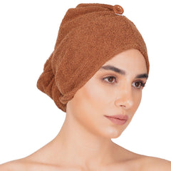 Rangoli Noble Cotton Hair Wrap Towel | Quick Dry, Absorbent Shower Cap