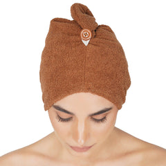 Rangoli Noble Cotton Hair Wrap Towel | Quick Dry, Absorbent Shower Cap