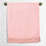 Prima Lace 100% Cotton Bath Towel Set of 2 | Ultra Soft, Highly Absorbent Luxurious Towels - Rangoli