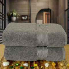 Rangoli Cloud Soft 625 GSM 100% Cotton 2 Bath Towels