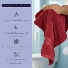 Rangoli Cloud Soft 625 GSM 100% Cotton Bath Towel