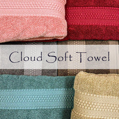 Rangoli Cloud Soft 625 GSM 100% Cotton 2 Bath Towels