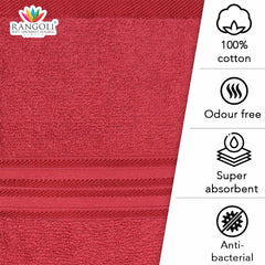 Super Comfy 100% Cotton Towel  Set of 4 | Ultra Soft, Lightweight and Quick Drying Towels