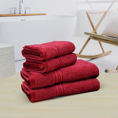 Super Comfy 100% Cotton Towel  Set of 4 | Ultra Soft, Lightweight and Quick Drying Towels