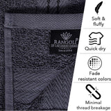 Venetation 600 GSM Cotton Face Towel Set of 6 | Ultra Soft, Highly Absorbent Towels - Rangoli