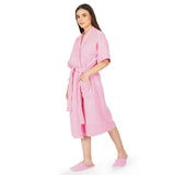 Noble Women 400 GSM Cotton Bathrobe - Pink