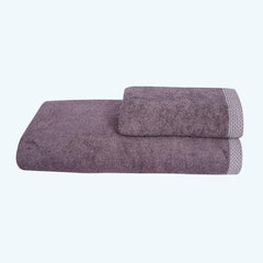 600 GSM Bamboo Towels Set Of 2 - Ash Grey