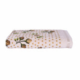 Rose & Heart 450 GSM Cotton Bath Towel - Beige
