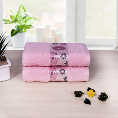 Century 450 GSM Hand Towel Set of 2 - Pink