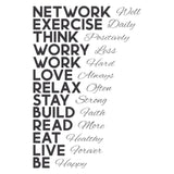 Hardwork - Typography - Office - Inspirational - Motivational - Quotes - Wall Sticker