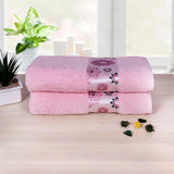 Century 450 GSM Bath Towel Set of 2 - Pink