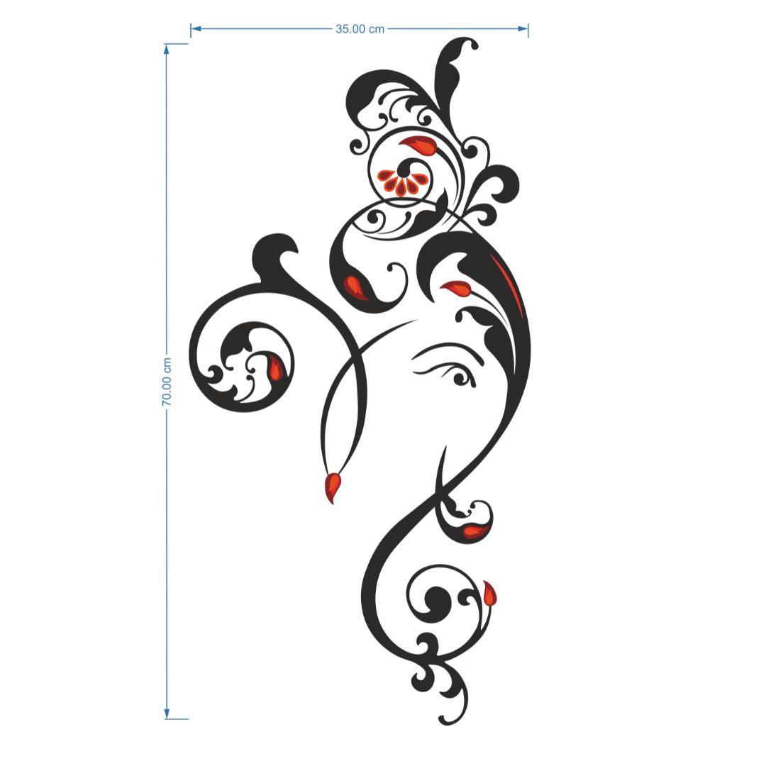 Buy 3D Temporary Tattoo Sticker Beautiful Black Color Tribal Totem Popular  Design Size 19x9 CM - 1PC. Online at Lowest Price Ever in India | Check  Reviews & Ratings - Shop The World