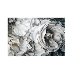  Rangoli wooden stretched grey rose canvas wall art for home décor