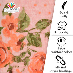 Blossom 450 GSM Cotton Towel Set of 4 - Features