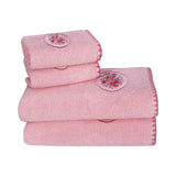 Gemstone Towel Set Of 4 - Peach