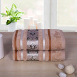 Oriental Hand Towel Set Of 2 - Light Beige