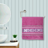 Oriental Hand Towel Set Of 2 - Purple