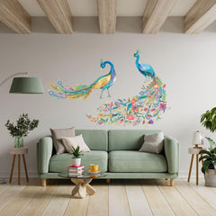 Slender Peacock Wall Sticker