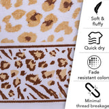Snow Leopard 100% Cotton Towel Set of 3, 500 GSM - Features