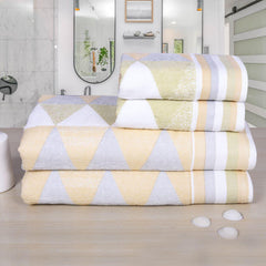 Frolina 500 GSM Towel Set of 4 - Beige