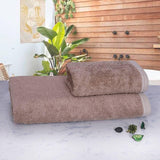 600 GSM Bamboo Towels Set Of 2 - Beige
