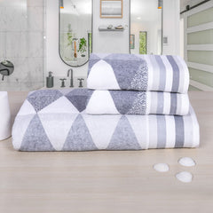 Frolina 500 GSM Towel Set of 3 - Grey