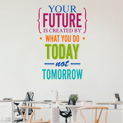 Typography - Office - Inspirational - Motivational - Quotes - Wall Sticker Wall Sticker 