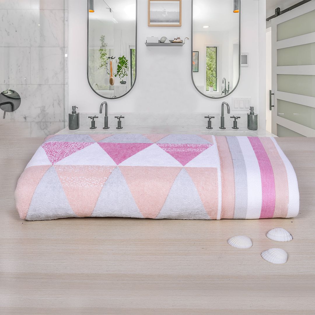 Frolina 500 GSM Bath Towel - Peach