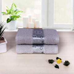 Century 450 GSM Hand Towel Set of 2 - Grey