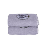 Love Tree  Hand Towel Set Of 2 - Grey