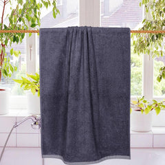 Dark Grey Bamboo Towel