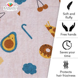  Kids Printed Cotton Towel - Features