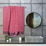 Stonewall Bath Towel Set Of 2 - Purple