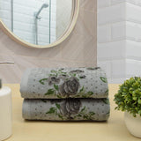 Blossom 450 GSM Cotton Hand Towel - Grey