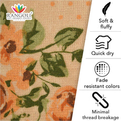 Blossom 450 GSM Cotton Bath Towel - Features