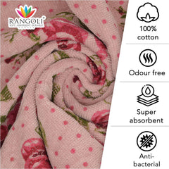 Blossom 450 GSM Cotton Bath Towel Set of 2 - Features