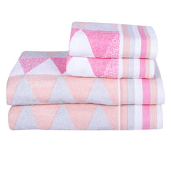 Frolina 500 GSM Towel Set of 4 - Peach