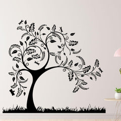 Tree with grass' Wall Sticker