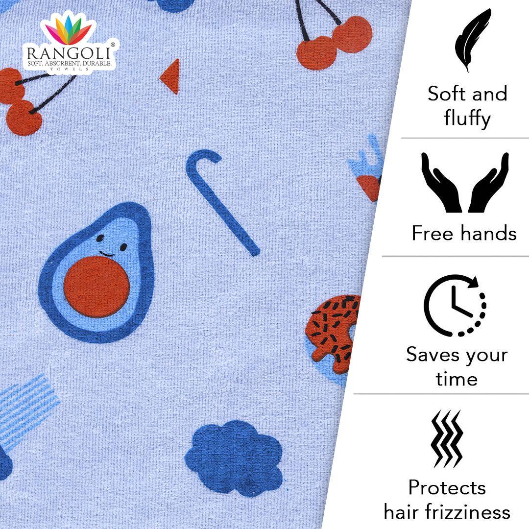 Kids Printed Cotton Towel Set of 2 - Features