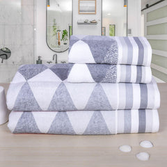 Frolina 500 GSM Towel Set of 4 - Grey