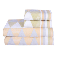 Frolina 500 GSM Towel Set of 4 - Beige