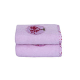 Love Tree  Hand Towel Set Of 2 - Light Pink