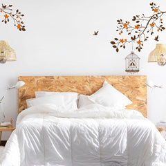 Autumn tree birds Wall Sticker