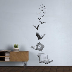 Book of ideas Wall Sticker (PVC Vinyl, 100 cm x 40 cm, Self-adhesive) - Rangoli